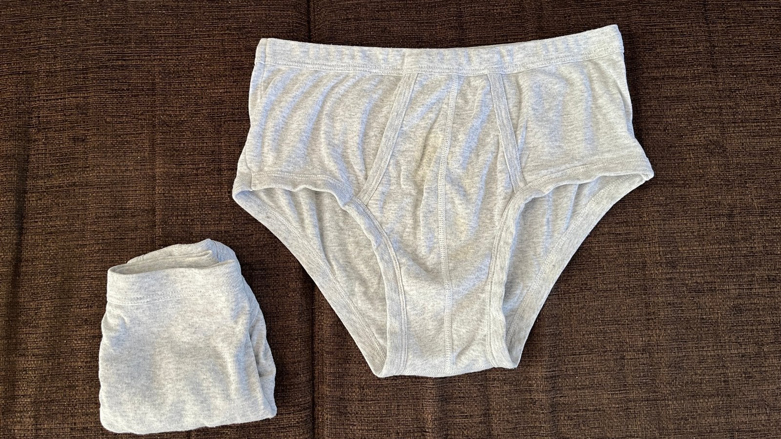 Twee herenslips Van Beeren L, Ophalen of Verzenden, Grijs, Slip