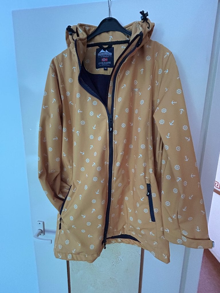 Jas, Geel, Maat 46/48 (XL) of groter, Zo goed als nieuw, Nordberg