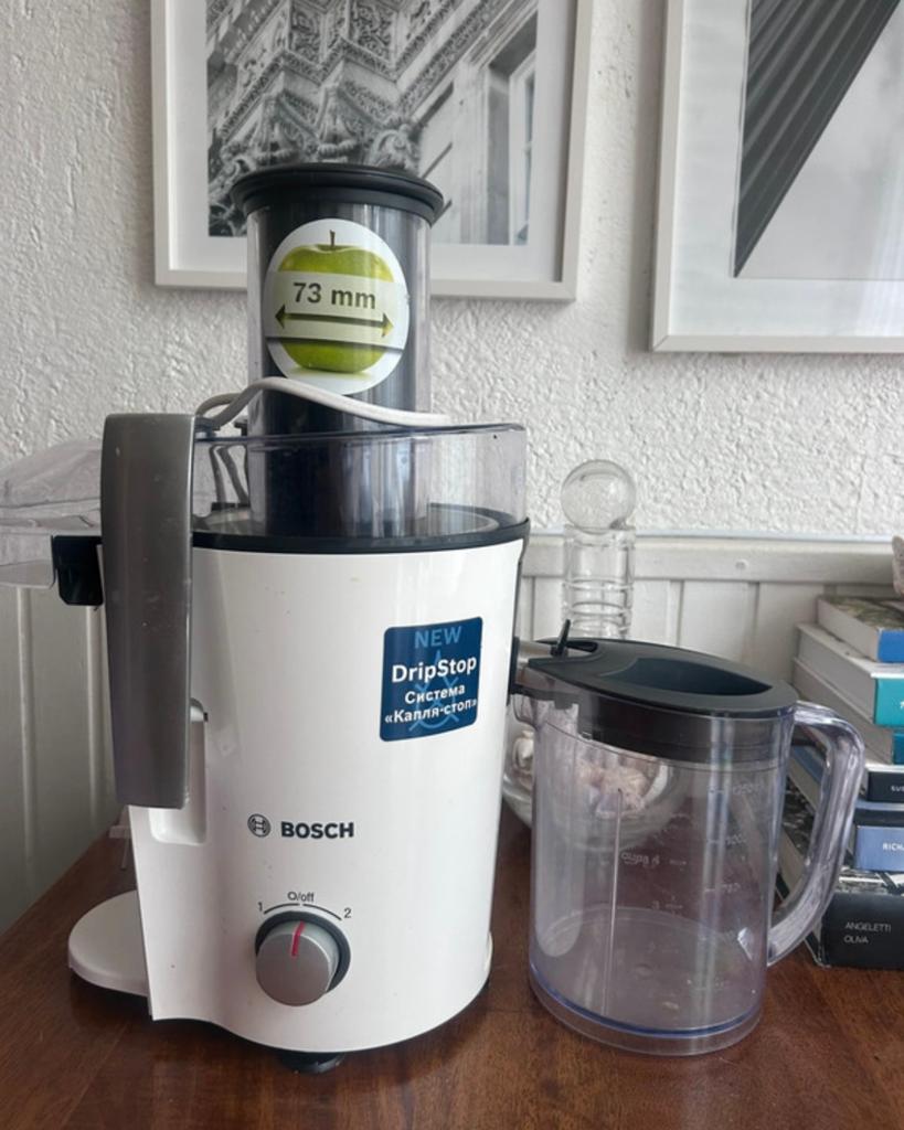 Bosch sapcentrifuge, Ophalen of Verzenden, Zo goed als nieuw, Sapcentrifuge