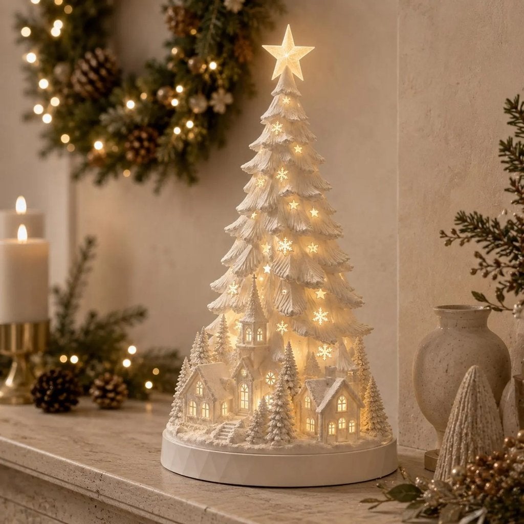 Kerstdorp Boom Lamp, Diversen, Verzenden, Jay's 3d shop, Dordrecht, Info@jays3dshop.nl