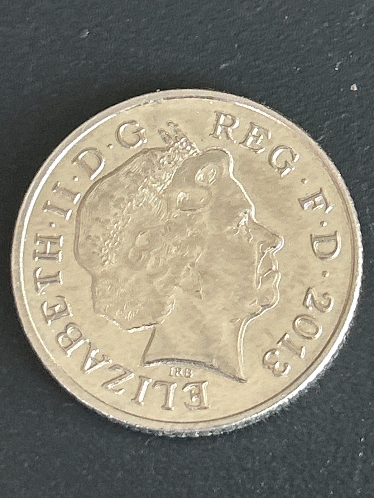 2013 Britse 10 Pence munt - Elizabeth II, Ophalen of Verzenden, Overige landen, Losse munt