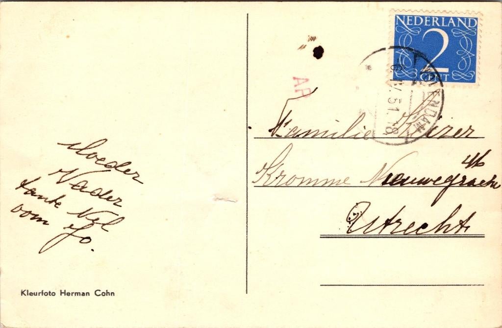 Volendam klederdracht - 5 ansichtkaarten, Verzenden, 1940 tot 1960, Ongelopen, Noord-Holland