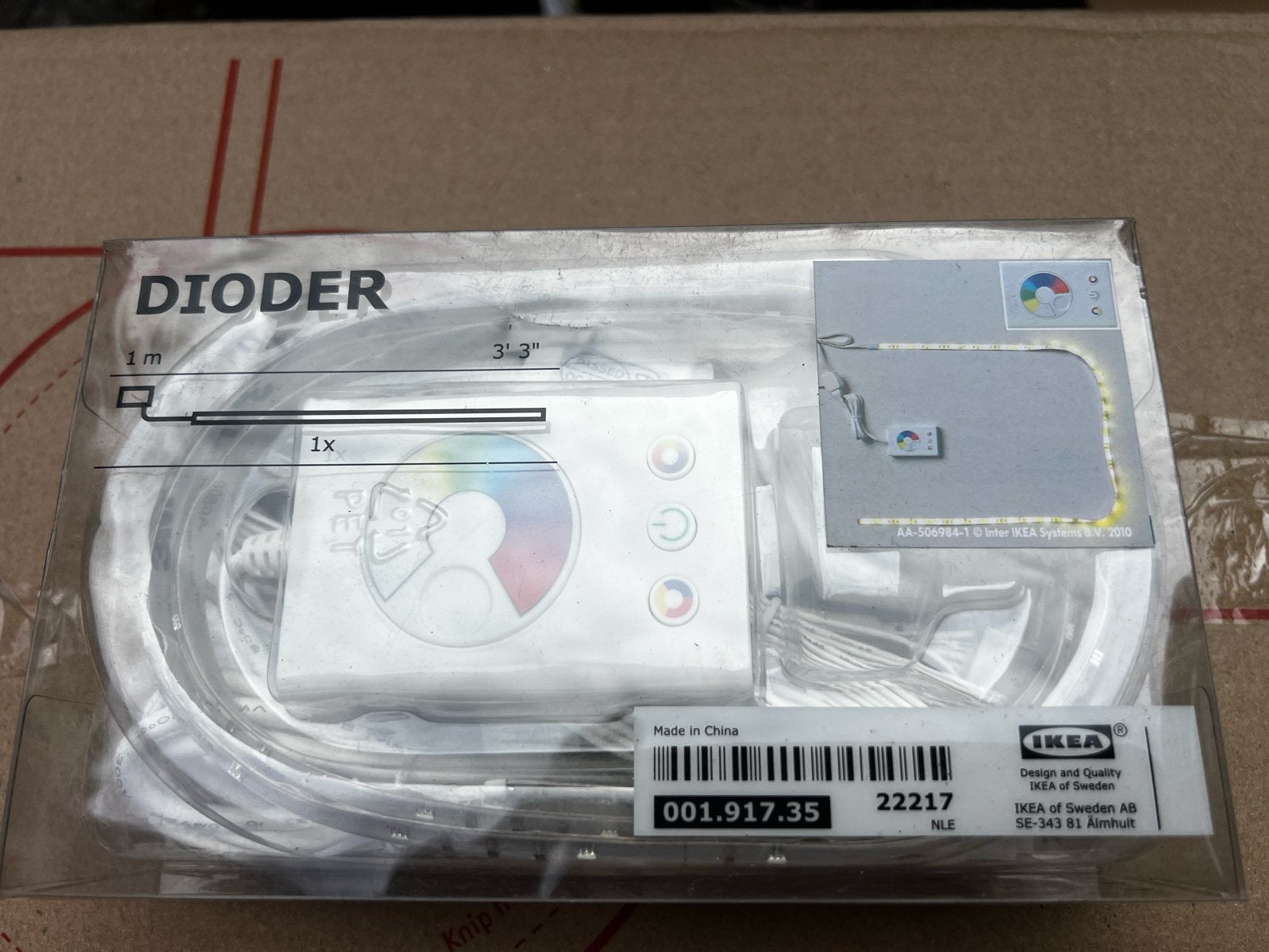 IKEA DIODER LED strip - Nieuw (meerdere beschikbaar), Led-lamp, Meerkleurig, Kleur aanpasbaar, Nieuw
