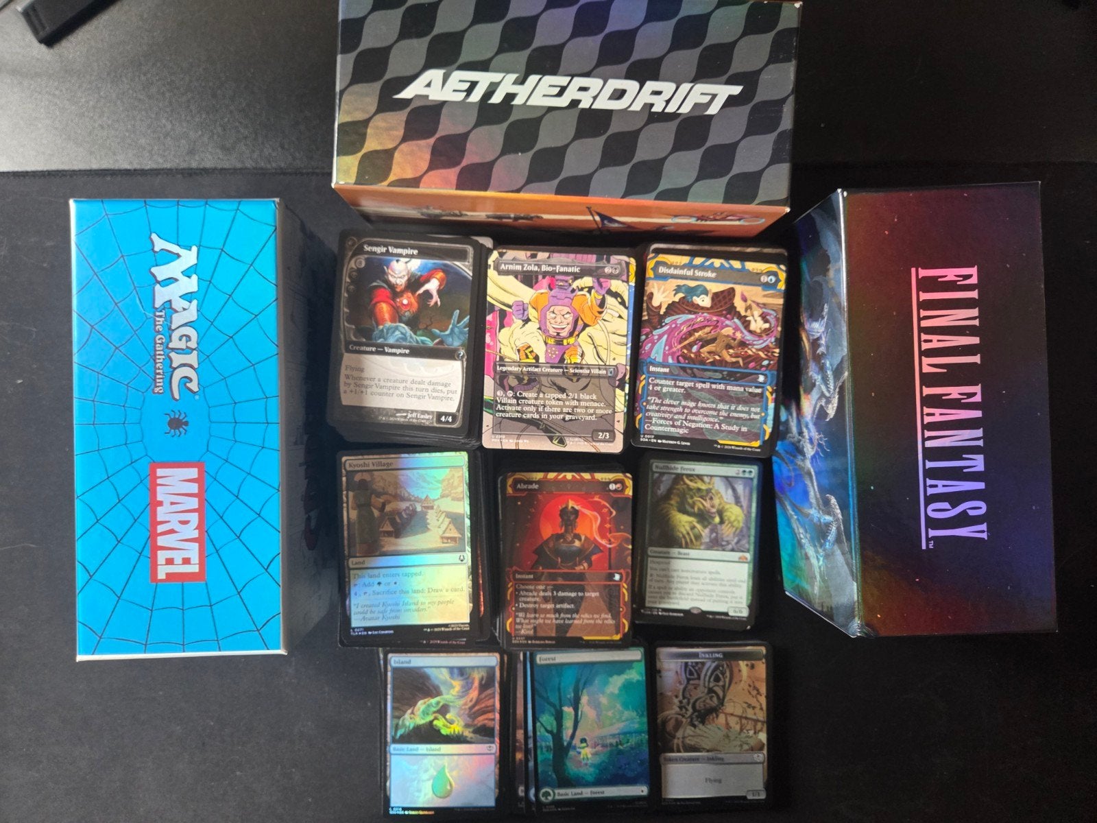Magic the Gathering (foil) Collection 1150 cards Marvel, ..., Ophalen of Verzenden, Zo goed als nieuw, Meerdere kaarten, Foil