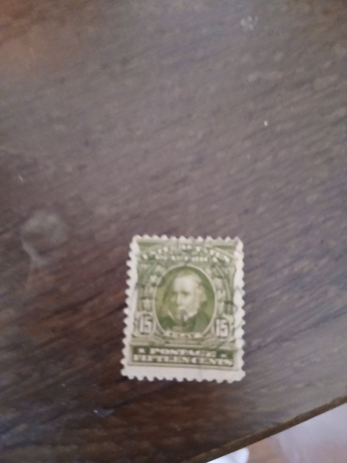 Amerikaanse postzegel 15 cent, Andrew Jackson, Postzegels en Munten, Ophalen of Verzenden, T/m 1940, Gestempeld