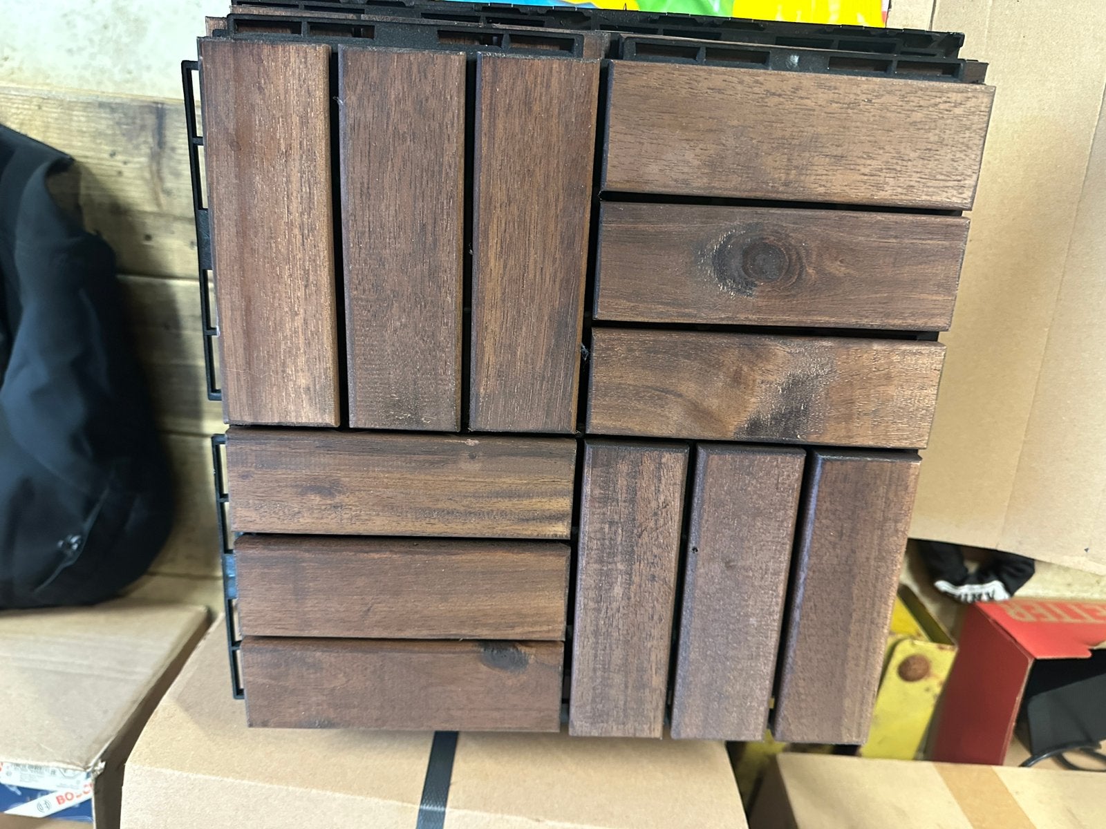 ikea terrastegels "Runnen", Ophalen, Nieuw, Hout