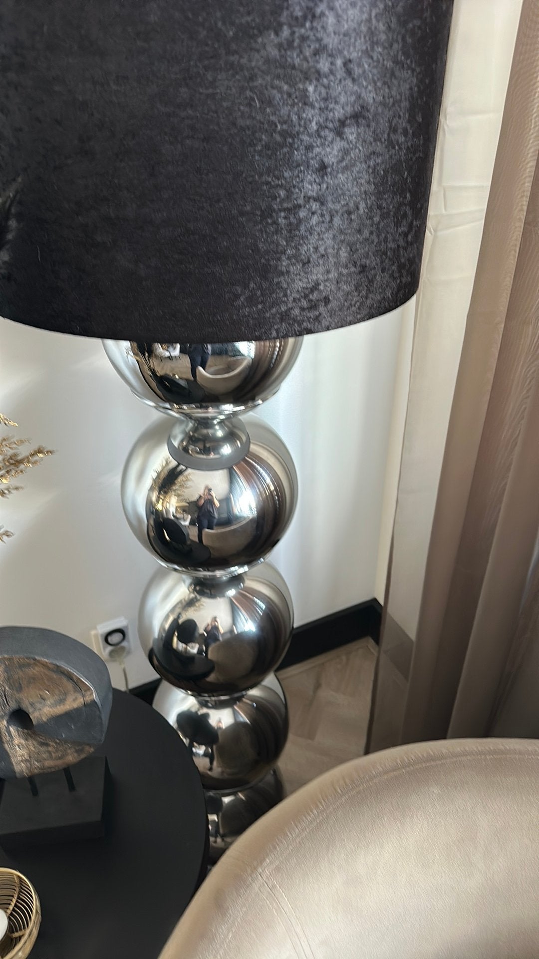 Mooie grote bollamp met 5 bollen, Ophalen, Zo goed als nieuw, 200 cm of meer