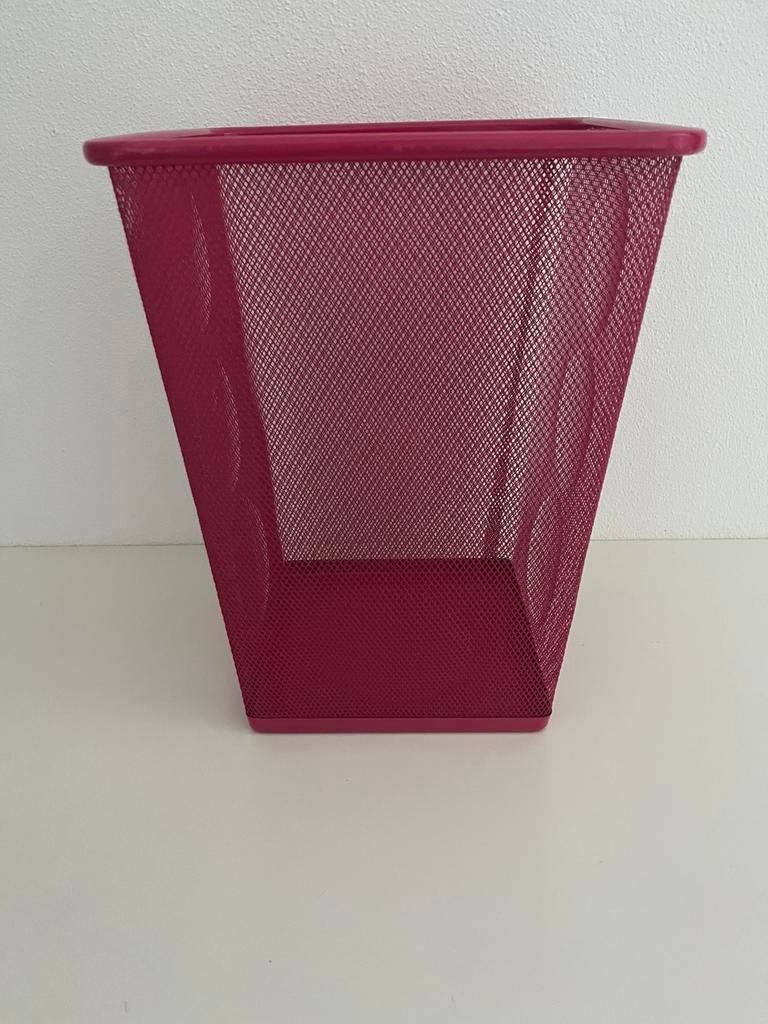 Roze prullenbak, Huis en Inrichting, Woonaccessoires | Prullenbakken, Ophalen, Gebruikt, Kunststof