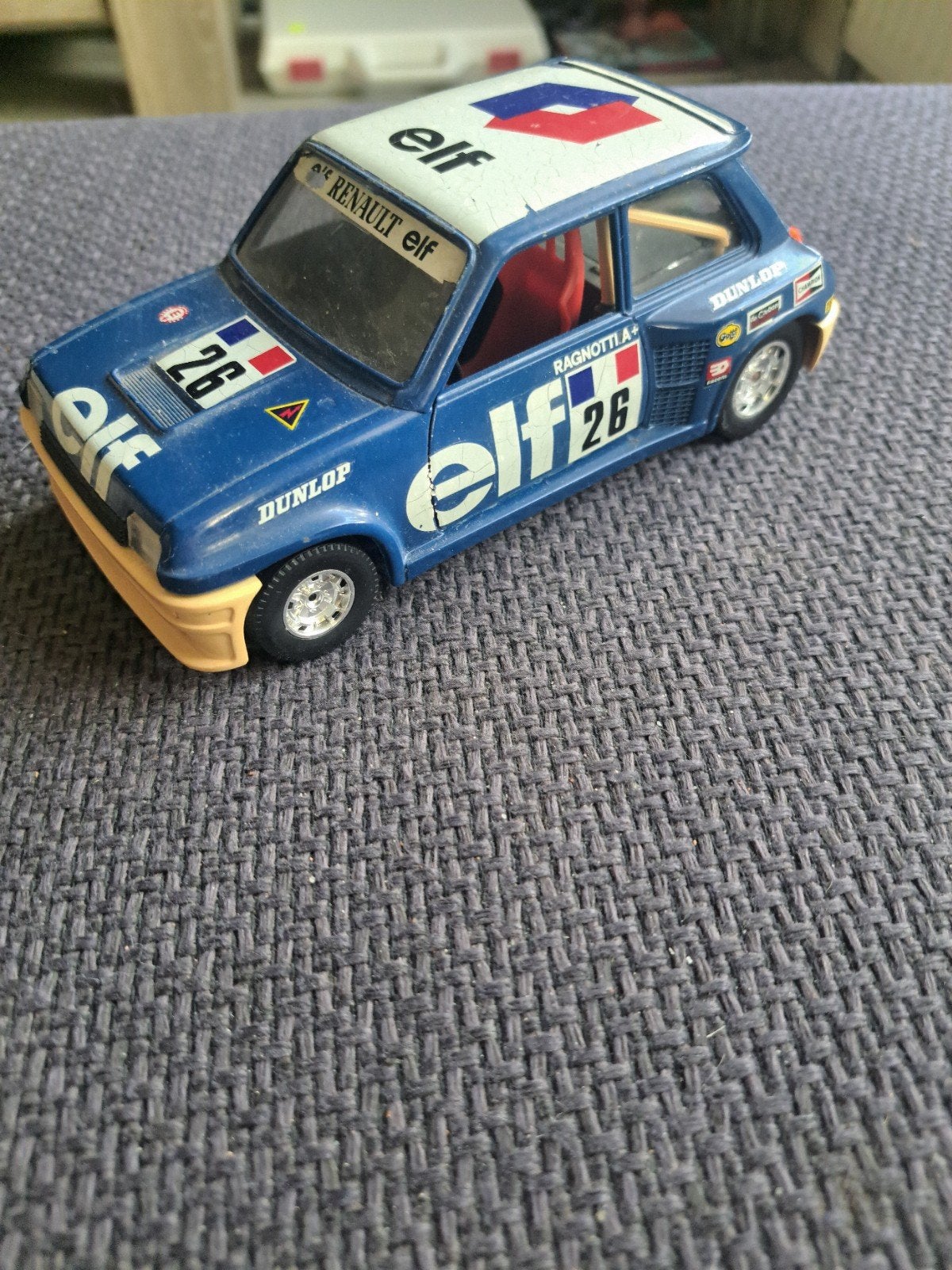 Burago model Renault 5 turbo rally, Gebruikt, Auto, Ophalen of Verzenden, N.b