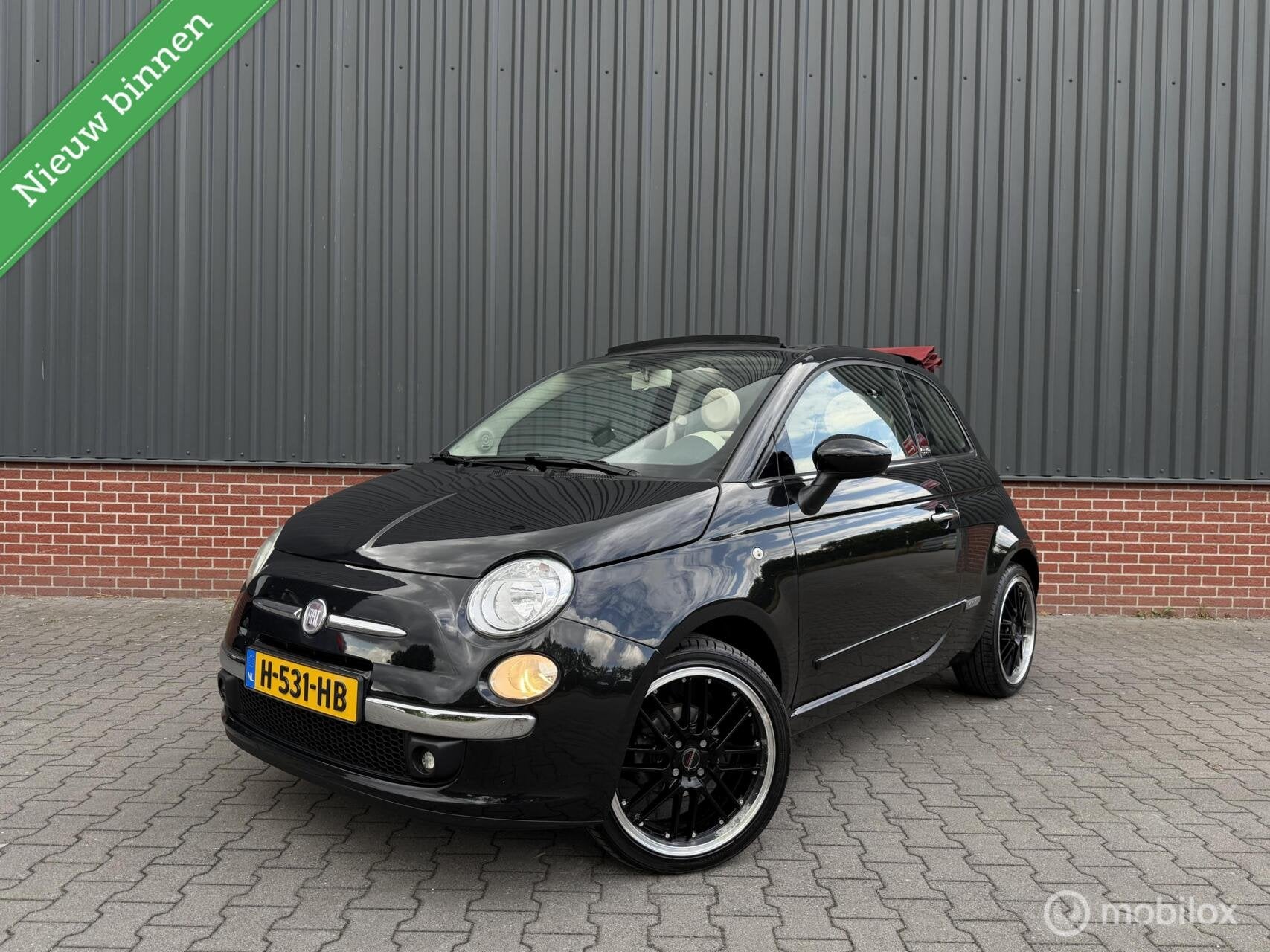 Fiat 500C1.2 Lounge Cabrio Airco Carplay Pdc 2011, Auto's, Euro 5, Automatische klimaatregeling, Gebruikt, 4 cilinders