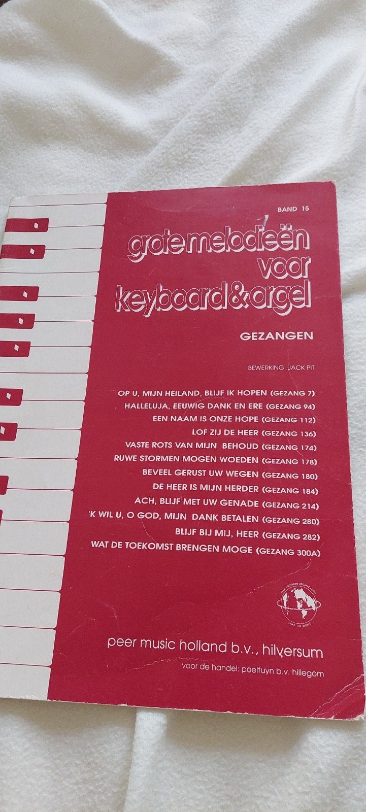GROTE MELODIEËN VOOR KEYBOARD EN ORGEL GEZANGEN BAND 15, Gebruikt, Ophalen of Verzenden, Thema, Religie en Gospel