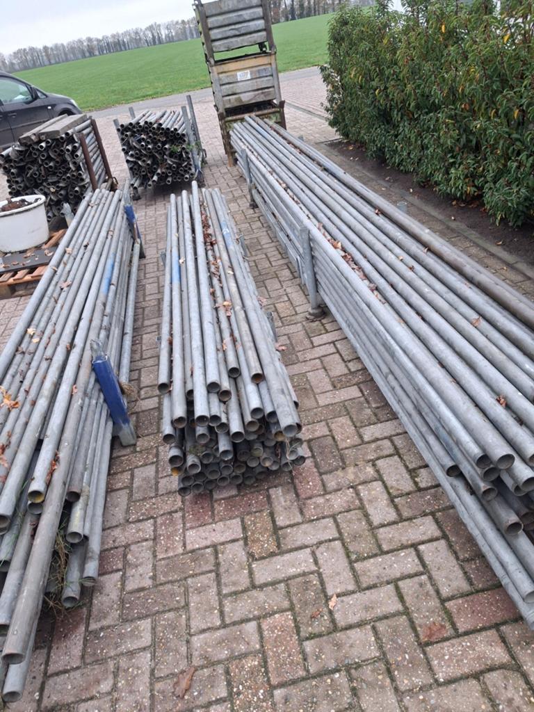 Steigermateriaal, Ophalen, Gebruikt