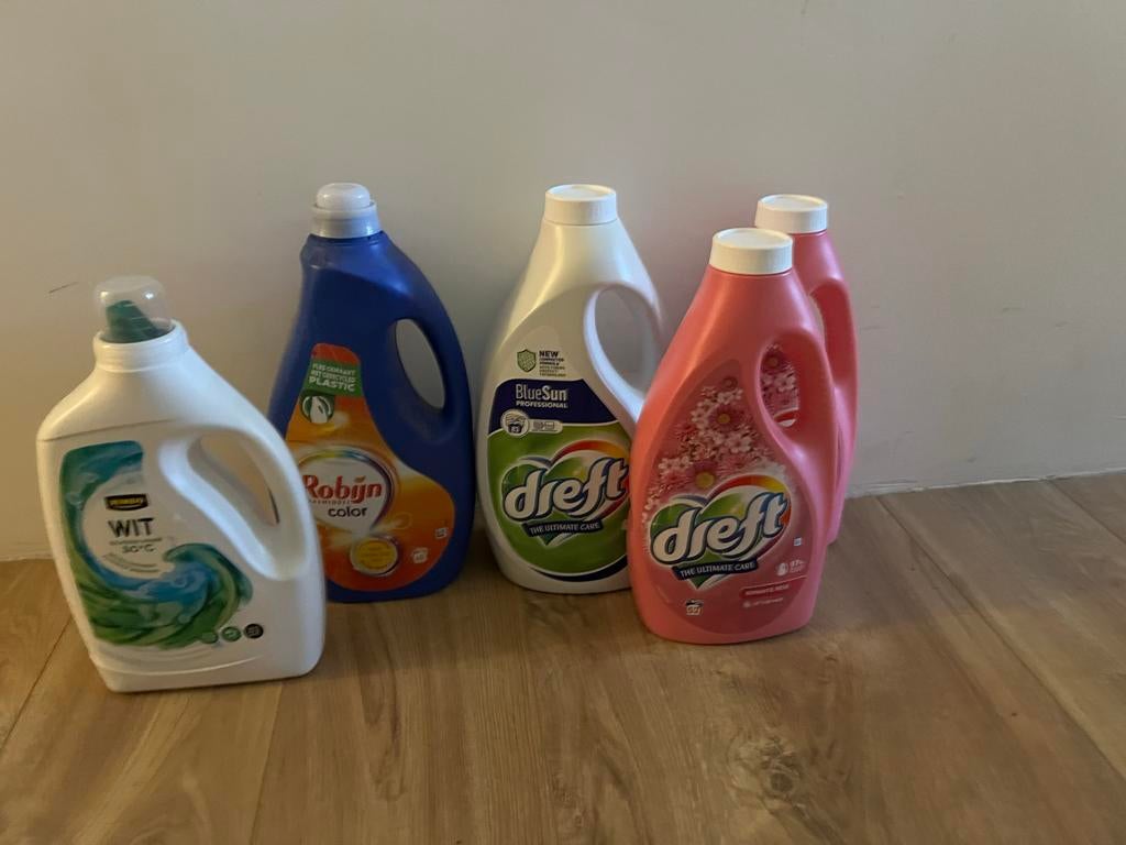 Diverse wasmiddelen - Robijn, Dreft, Jumbo, Verzenden, Schoonmaakmiddel