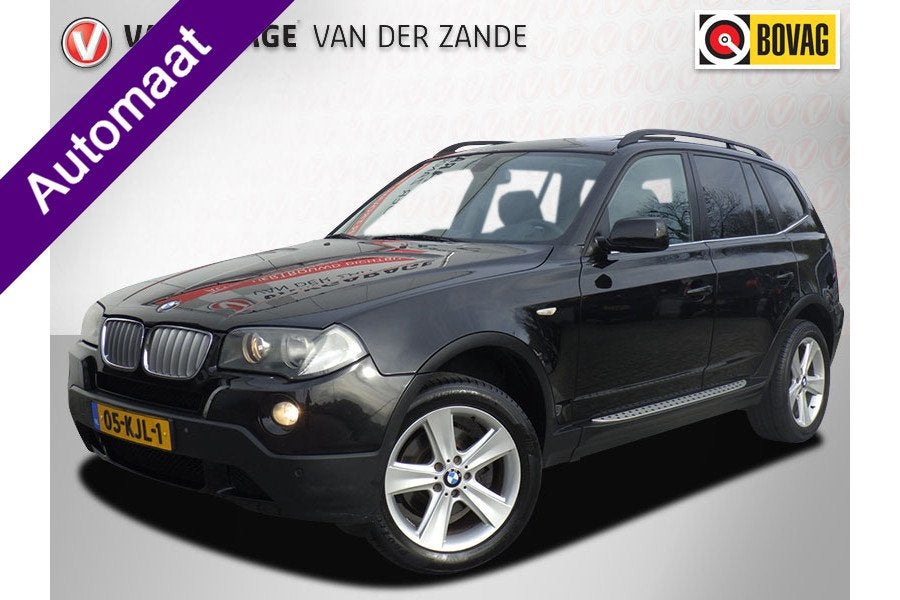 BMW X3 2.5si Executive AUT, Schuif/Kanteldak, Leder, Facelif, Automaat, 1730 kg, Zwart, 2497 cc