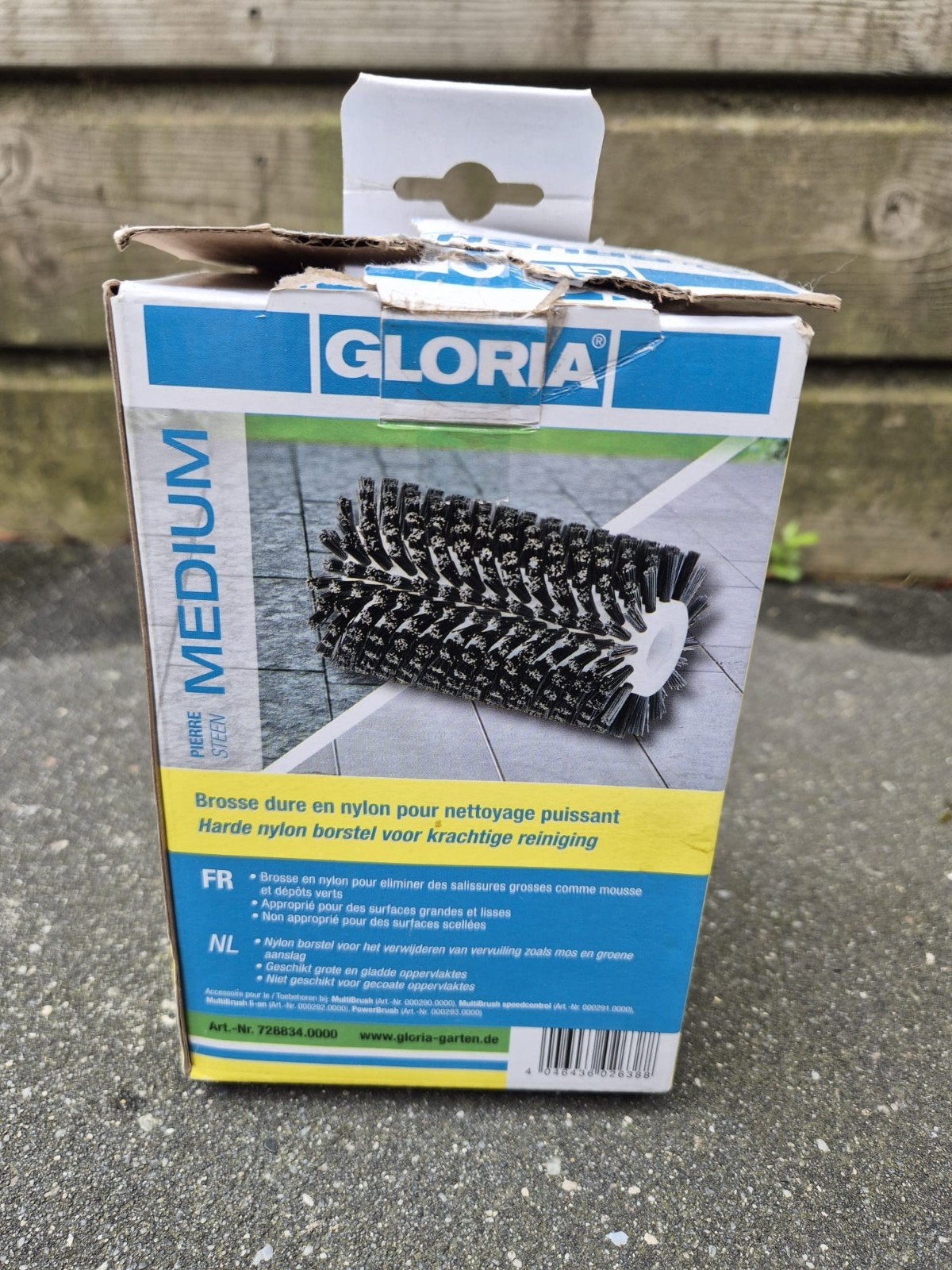 Gloria Medium nylon borstel voor krachtige reiniging, Ophalen of Verzenden, Nieuw