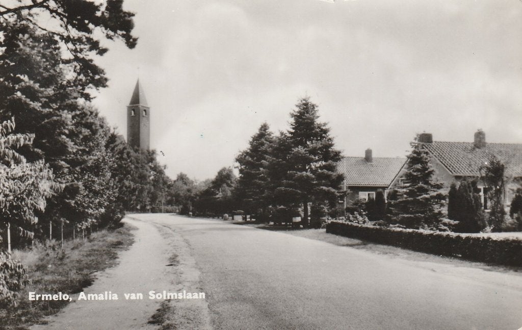 Ermelo   Amalia van Solmslaan, Ophalen of Verzenden, 1940 tot 1960, Gelopen, Gelderland