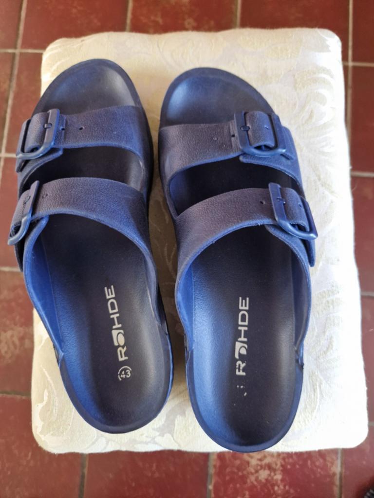 Rohde slippers maat 43 (valt als 42), zo goed als nieuw, Ophalen of Verzenden
