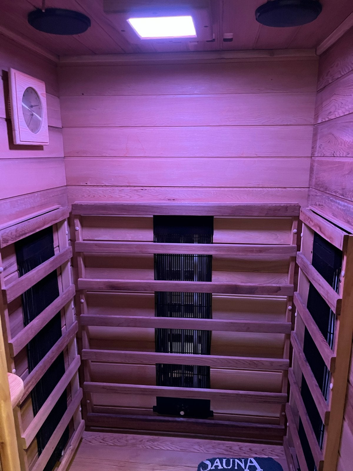 Compacte 1-persoons Infrarood Sauna - Ontspanning Thuis, Sport en Fitness, Sauna, Ophalen, Zo goed als nieuw, Infrarood, Complete sauna