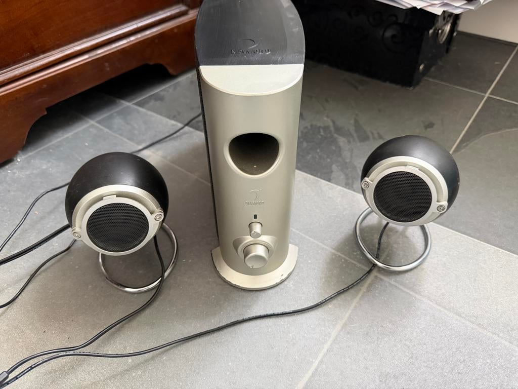Diamond Audio STORM 2.1 Multimedia Luidsprekerset, Ophalen of Verzenden, Zo goed als nieuw, Audiokanaal 2.1