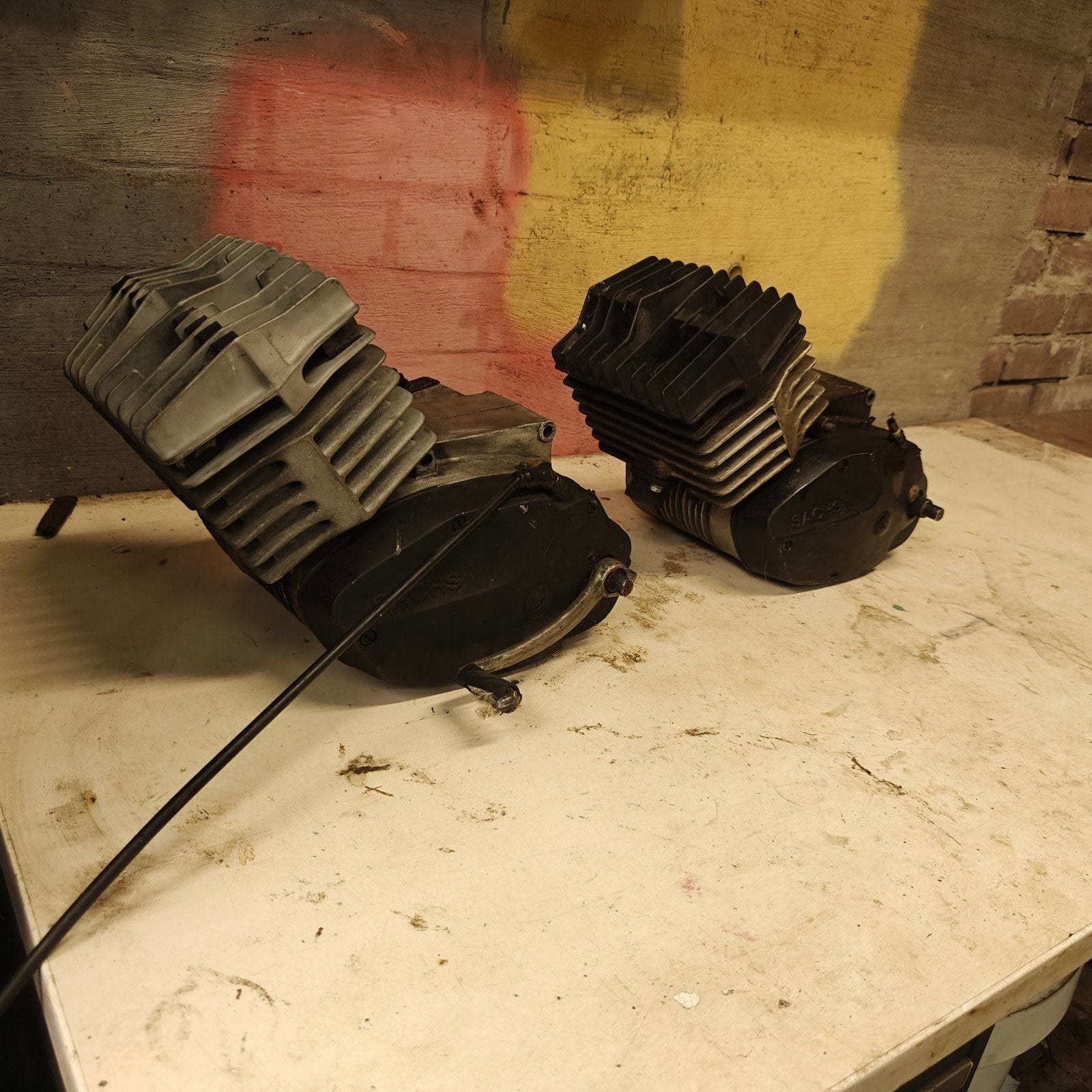 80cc SACHS motorblok voor projecten, Ophalen of Verzenden, Gebruikt, Blok, SACHS