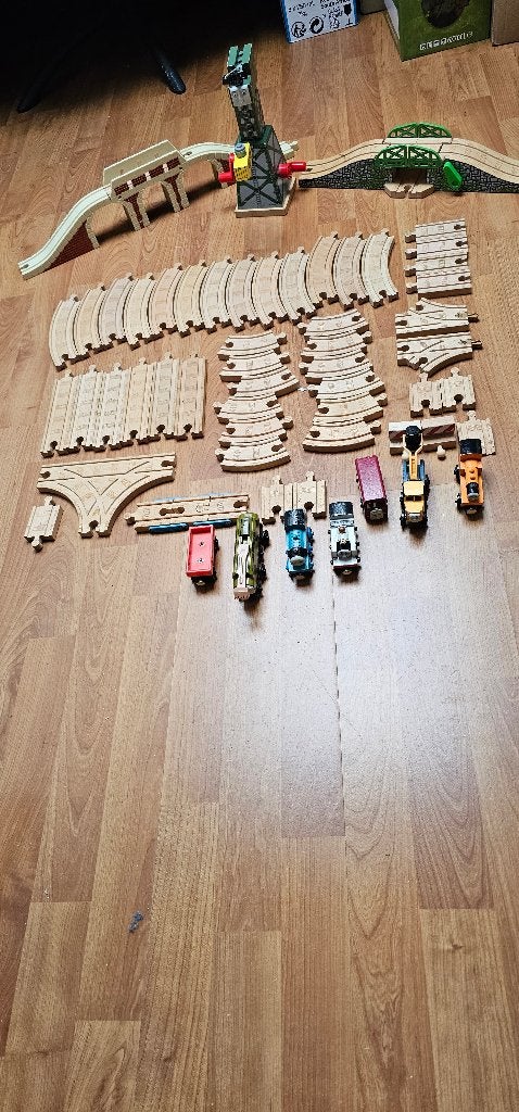 Thomas de trein Houten set 2, Kinderen en Baby's, Speelgoed | Thomas de Trein, Ophalen of Verzenden, Zo goed als nieuw