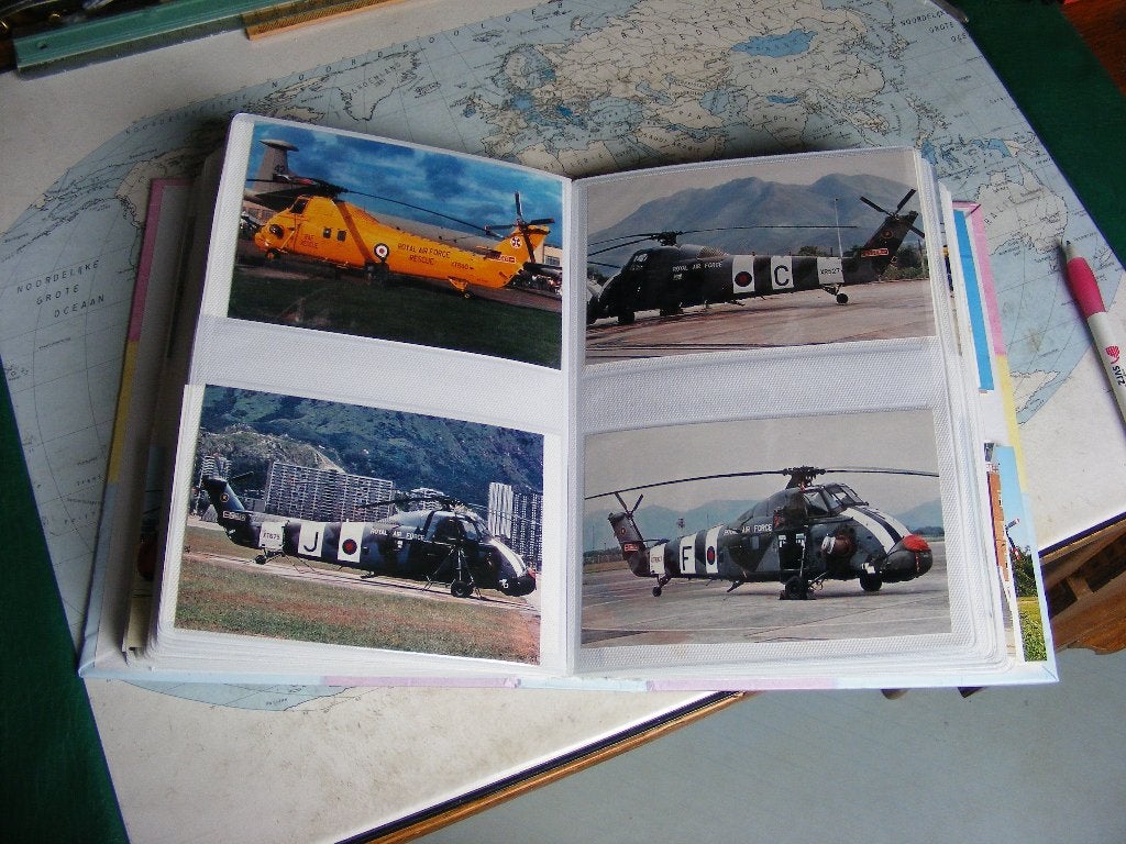Sikorsky S-58 - 200 Wessex helicopters en in  foto-album, Verzenden, Nieuw, Kaart, Foto of Prent