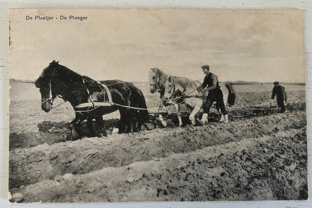 Oude ansichtkaart De Ploeijer - De Ploeger (1915), Ophalen of Verzenden, Voor 1920, Friesland