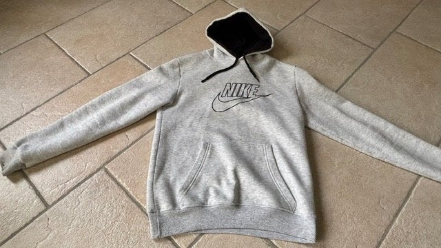 Hoodie, sweatshirt, capuchon trui maat 158/164 grijs, Kinderen en Baby's, Kinderkleding | Maat 158, Ophalen of Verzenden, Gebruikt
