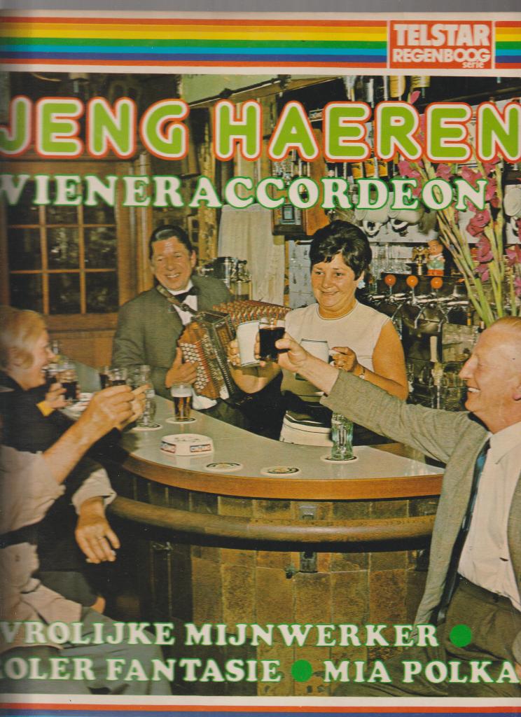 VINYL  LP  //  SJENG  HAEREN  --  WIENER  ACCORDEON, Overige typen, 12 inch, Nederlandstalig, Fotohoes