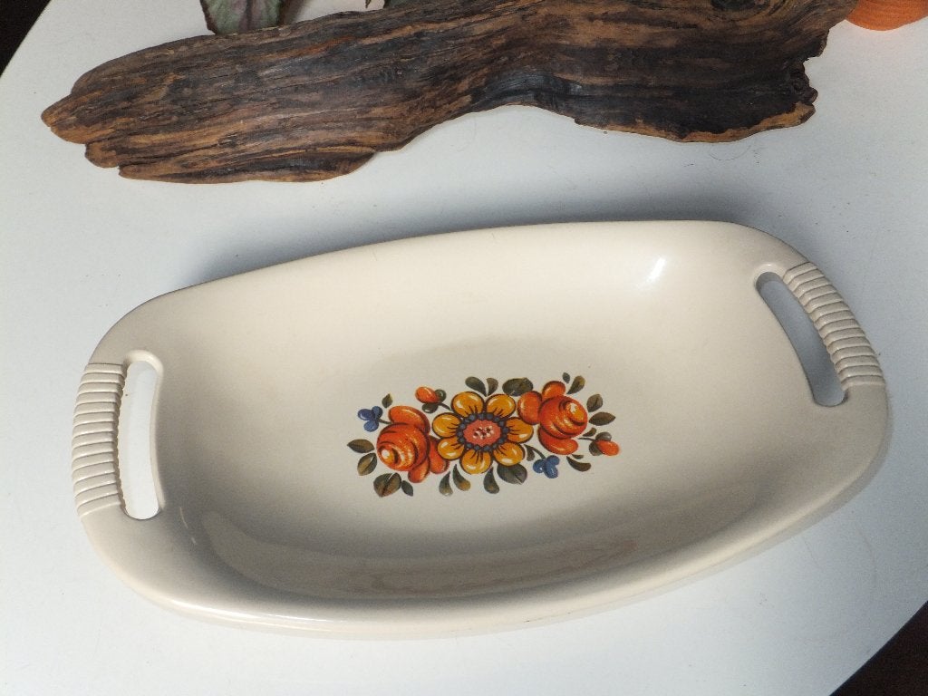 gratis verzenden vintage sixties schaal bloem emsa W Germany, Verzenden