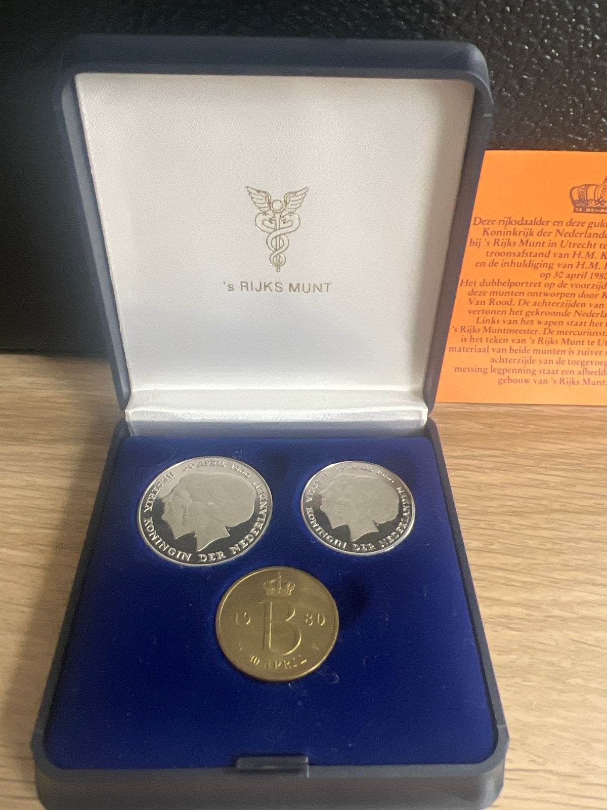 Herdenkingsmuntenset Troonsafstand Juliana 1980, Postzegels en Munten, Ophalen of Verzenden, Koningin Juliana, Overige waardes