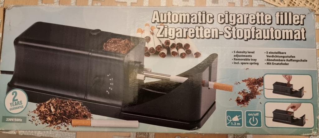 Automatische sigaretten vuller, Ophalen