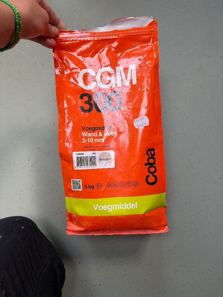 Tegel voegmiddel, 60 cm of meer, Gebruikt, Ophalen of Verzenden, Minder dan 5 m²