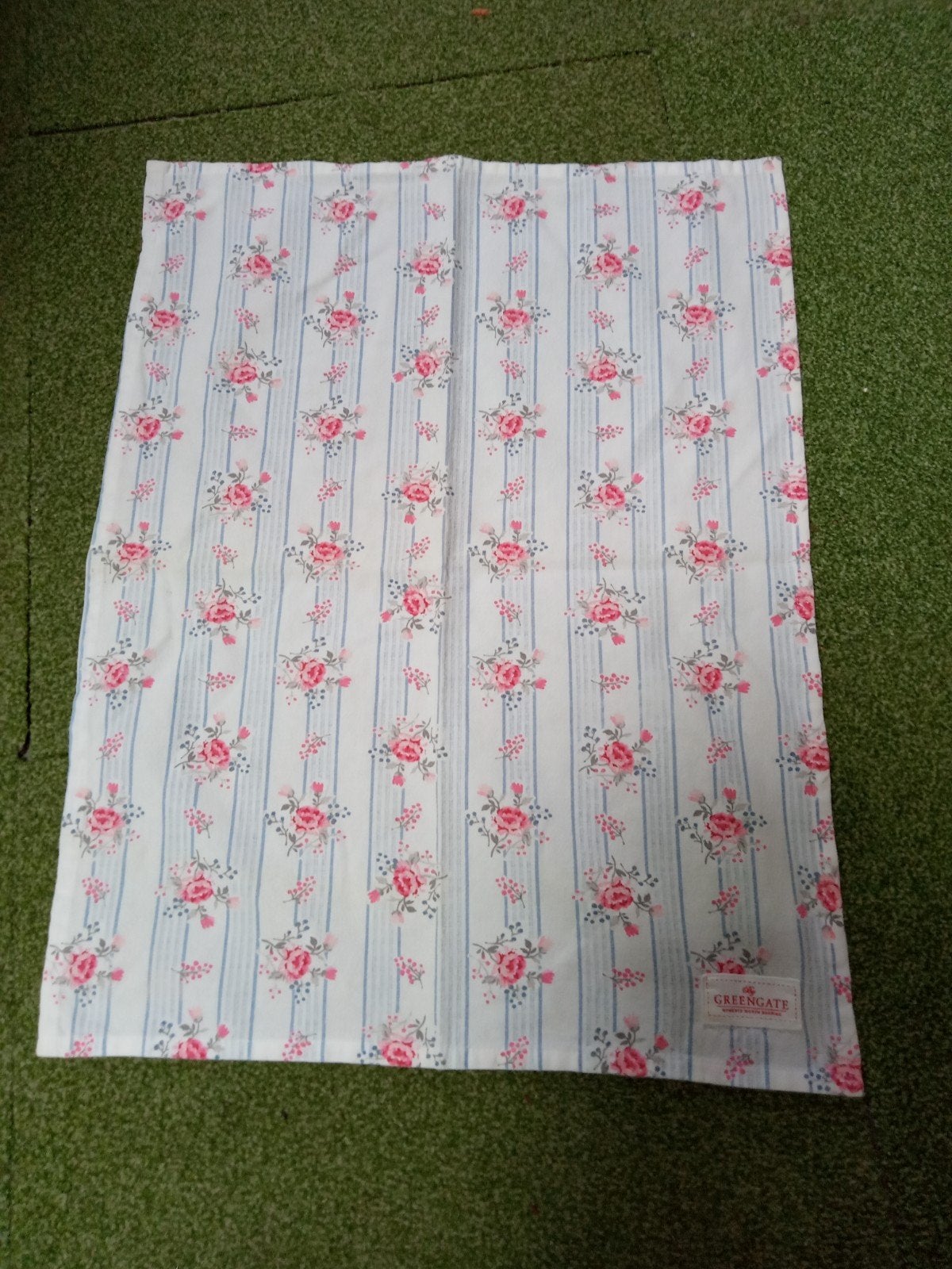 Theedoek Greengate, Huis en Inrichting, Ophalen of Verzenden, Gebruikt, Katoen, Wit