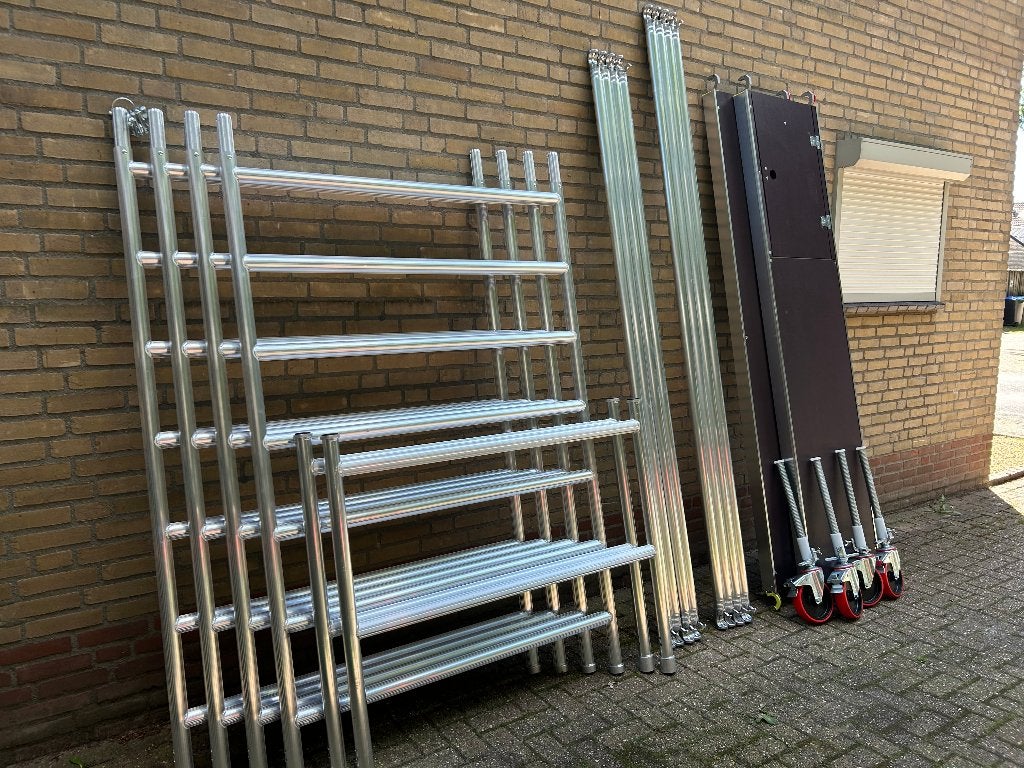 AFGEPRIJST / NIEUW !!! aluminium rolsteiger 6.2, Doe-het-zelf en Verbouw, Steigers, Ophalen, Nieuw, Rolsteiger of Kamersteiger