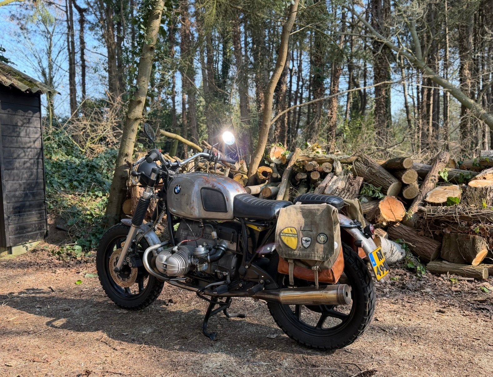 Bmw r80 scrambler rat style. Uniek!, 2 cilinders, Gebruikt, Particulier, Overig