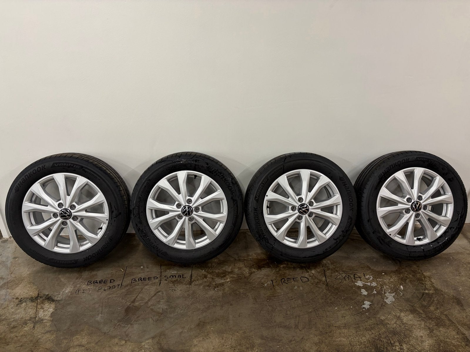 17 inch Barahona velgenset voor Volkswagen Caddy Cargo, Ophalen, Banden en Velgen, 17 inch, Zomerbanden