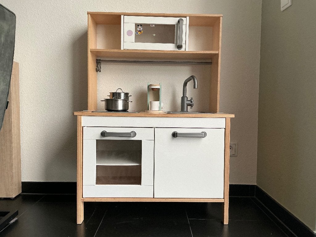Speelkeukentje met heel veel toebehoren, Ophalen, Gebruikt, Hout, Speelkeuken