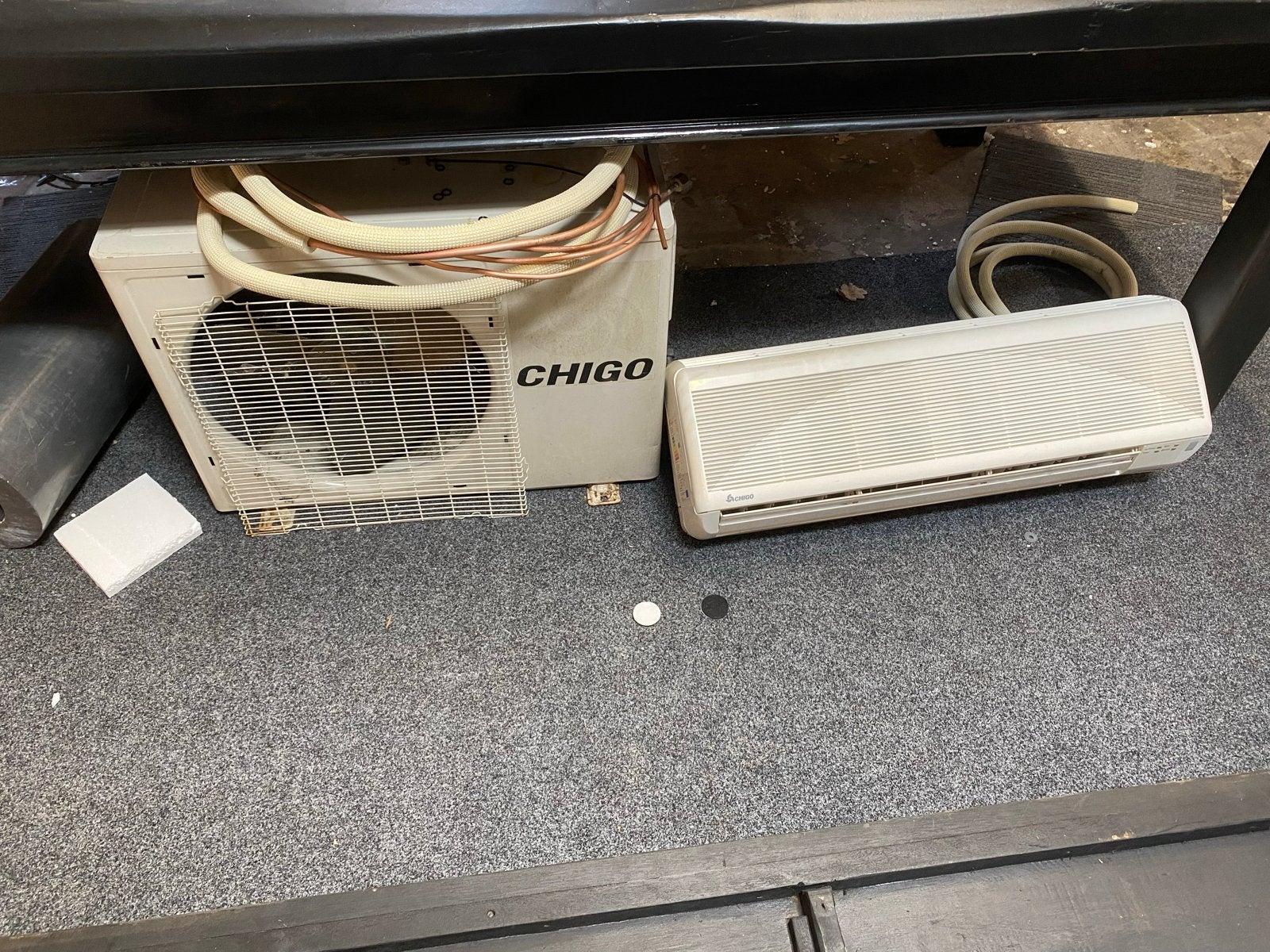 Werkende Split Level Airco 9.000 btu - Gebruikt, Witgoed en Apparatuur, Airco's, Gebruikt, Wandairco, Minder dan 60 m³, 3 snelheden of meer
