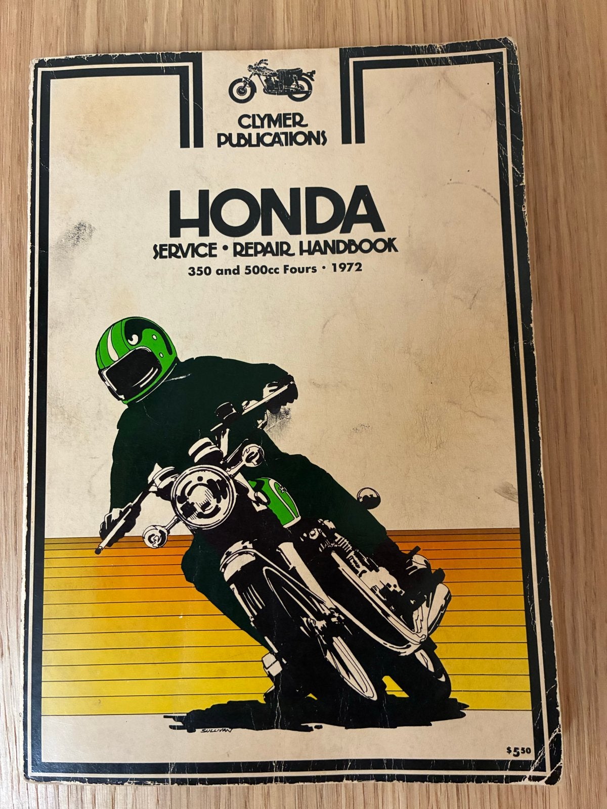 Honda Service & Reparatie Handboek 350/500cc Fours 1972, Motoren, Ophalen of Verzenden, Honda