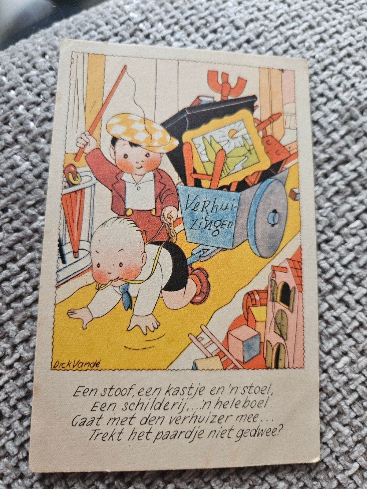 Dick van de Pol - Verhuizing, Ophalen of Verzenden, Voor 1920, Gelopen