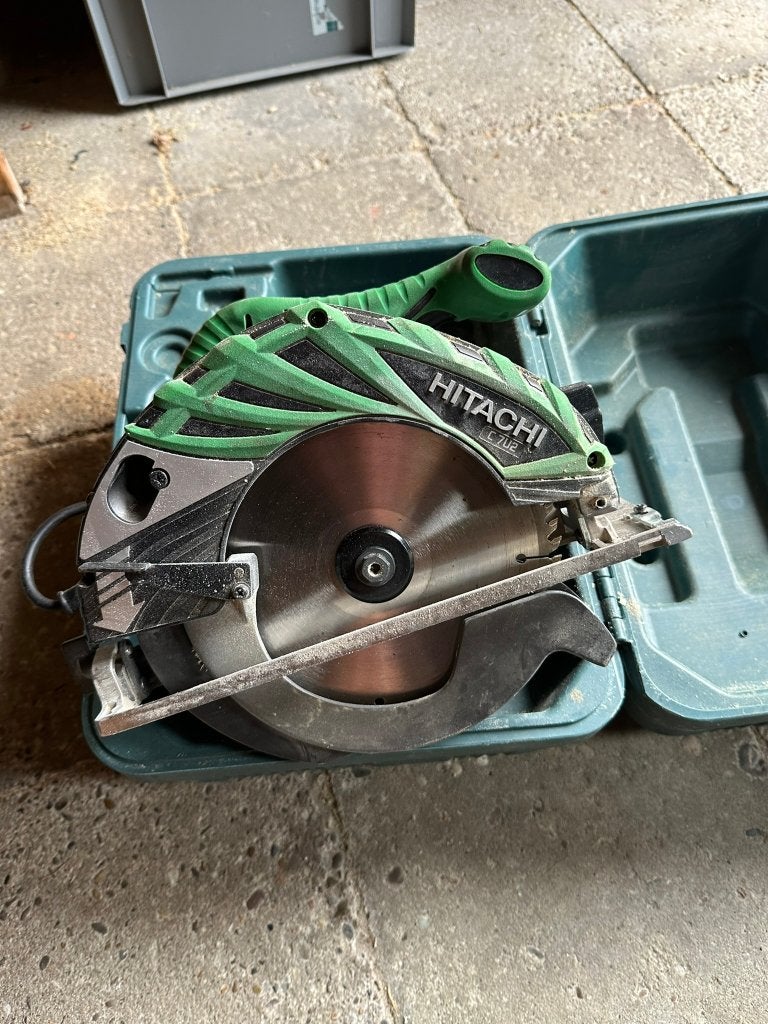 Hitachi Cirkelzaag C7U2, Doe-het-zelf en Verbouw, Gereedschap | Zaagmachines, Gebruikt, Cirkelzaag, Ophalen of Verzenden, 30 tot 70 mm
