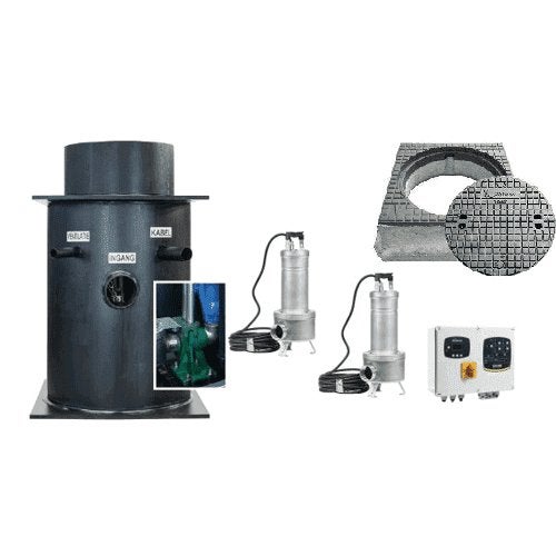 DAB pompput PE1014 compleet, dubbelpomps (1130 Liter inhoud), Verzenden, Nieuw, Elektrisch, Dompelpomp