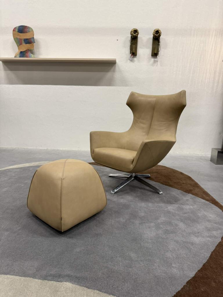 Nieuw Design on Stock Nosto Draaifauteuil Leer Design Stoel, Ophalen of Verzenden, 75 tot 100 cm, Design on Stock, Nieuw