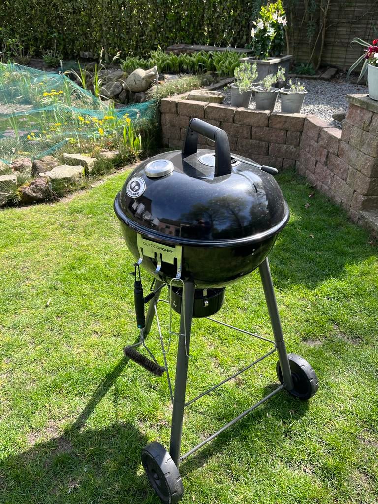 Outdoorchef houtskoolbarbecue, Ophalen, Gebruikt