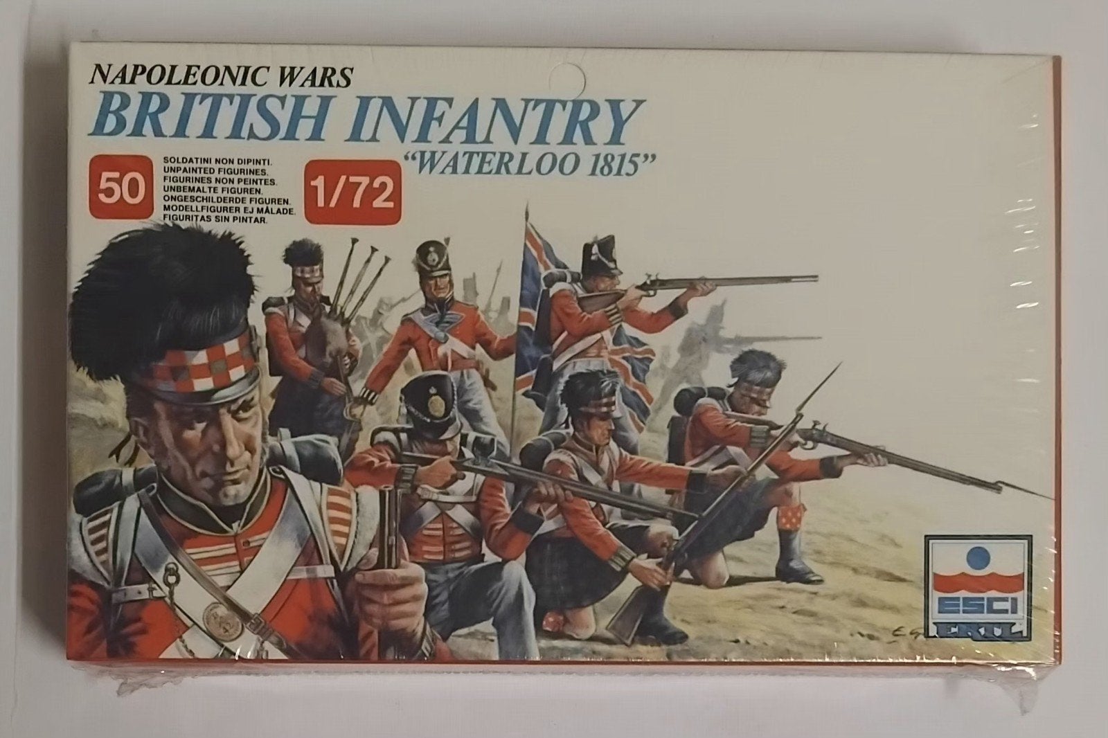 British Infantry " Waterloo 1815 ". Esci/Ertl., Ophalen of Verzenden, Nieuw, 1:50 of kleiner, Figuur of Figuren