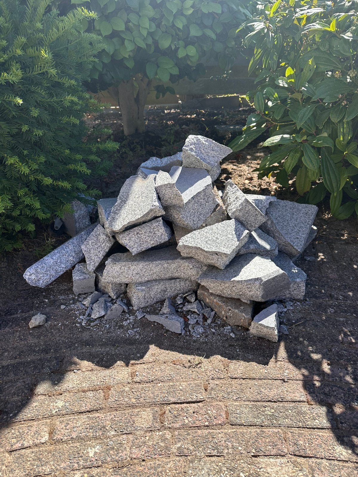 Stenen gratis, Tuin en Terras, Grind, Keien en Split, Ophalen, Gebruikt
