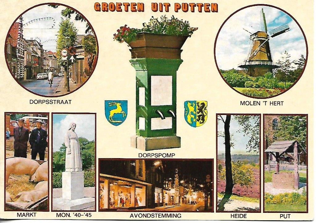 Putten- -8-luik., Verzenden, 1980 tot heden, Gelopen, Gelderland