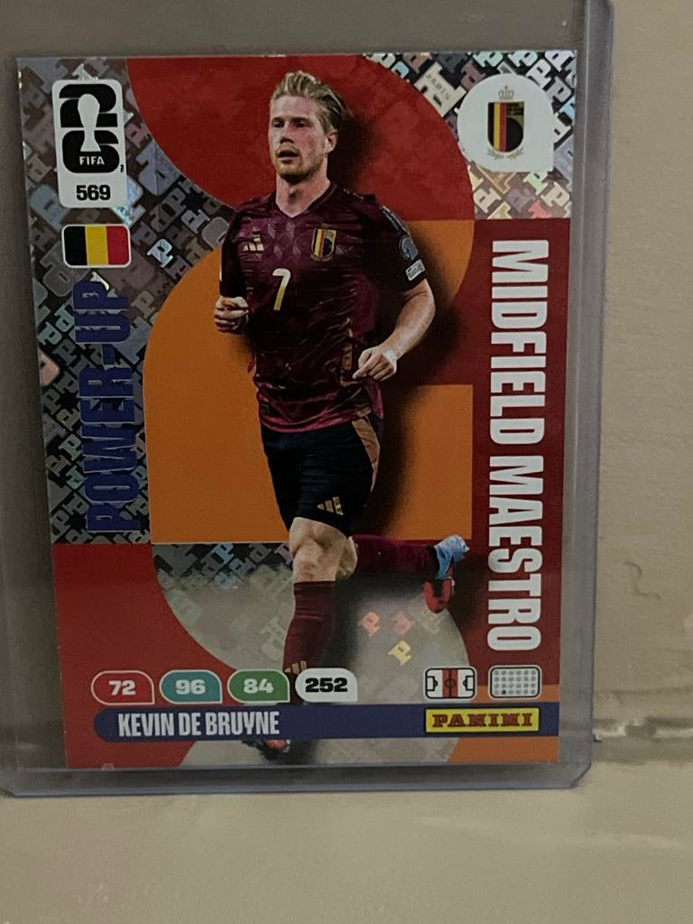 Kevin De Bruyne Panini FIFA World Cup 2026 Adrenalyn Kaart, Ophalen of Verzenden, Zo goed als nieuw, Buitenlandse clubs, Spelerskaart