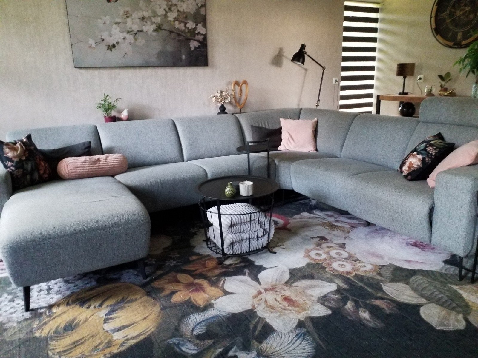 Mooie, nette hoekbank met relaxfuctie van Pronto Wonen, Ophalen, Gebruikt, Stof